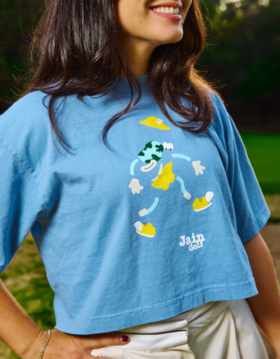 JAINCORE 2.0: Vintage Jain Oversized Crop (OS)