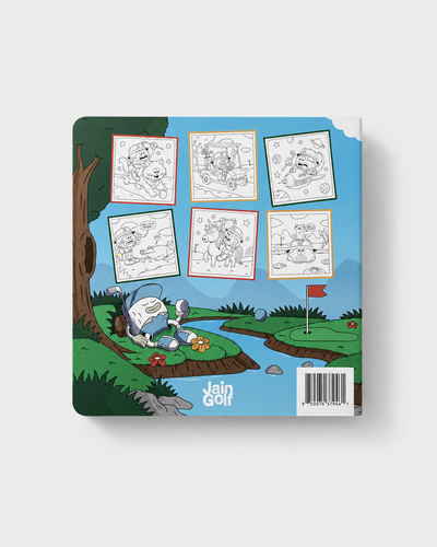Jain's Colorful World Of Golf (Coloring Book)