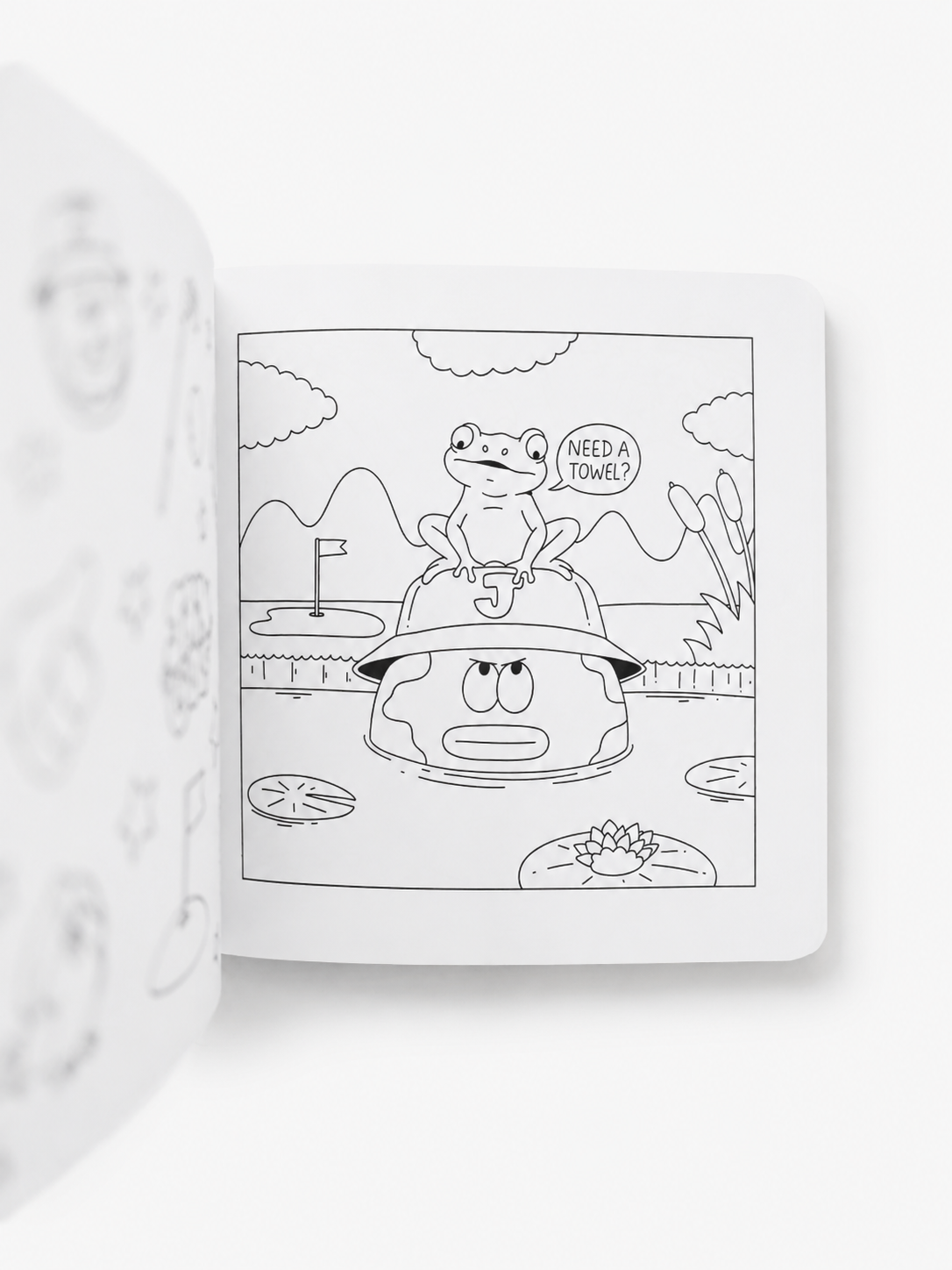 Jain's Colorful World Of Golf (Coloring Book)