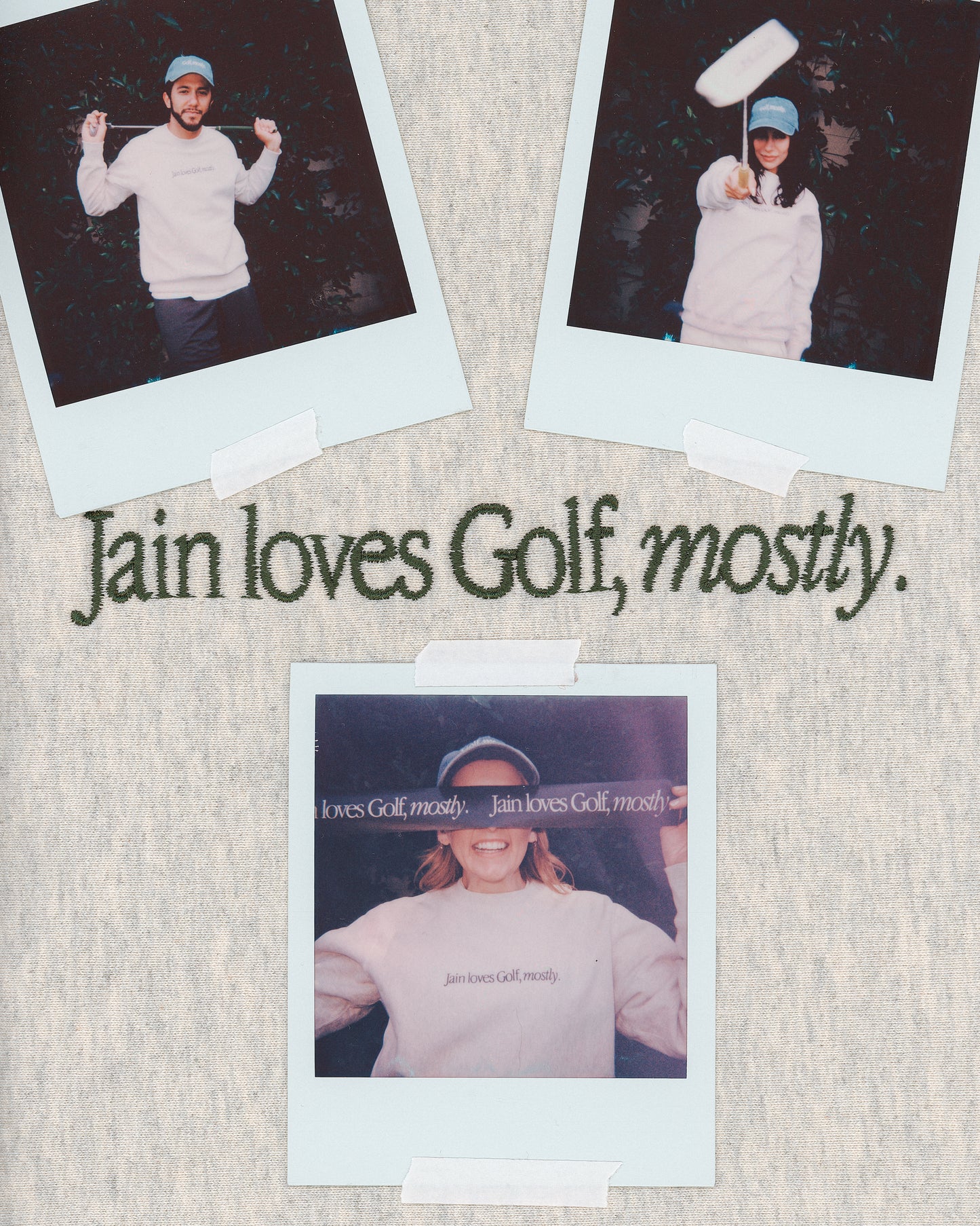 Jain x Golf, Mostly: Crewneck Sweatshirt