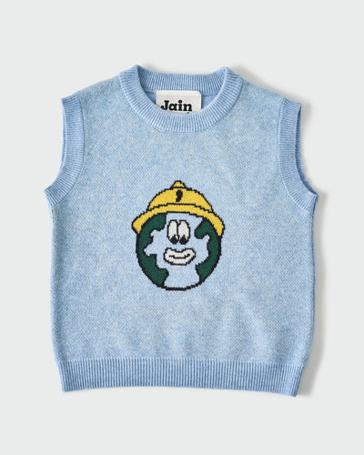 Knitted Vest by Jain Jr.