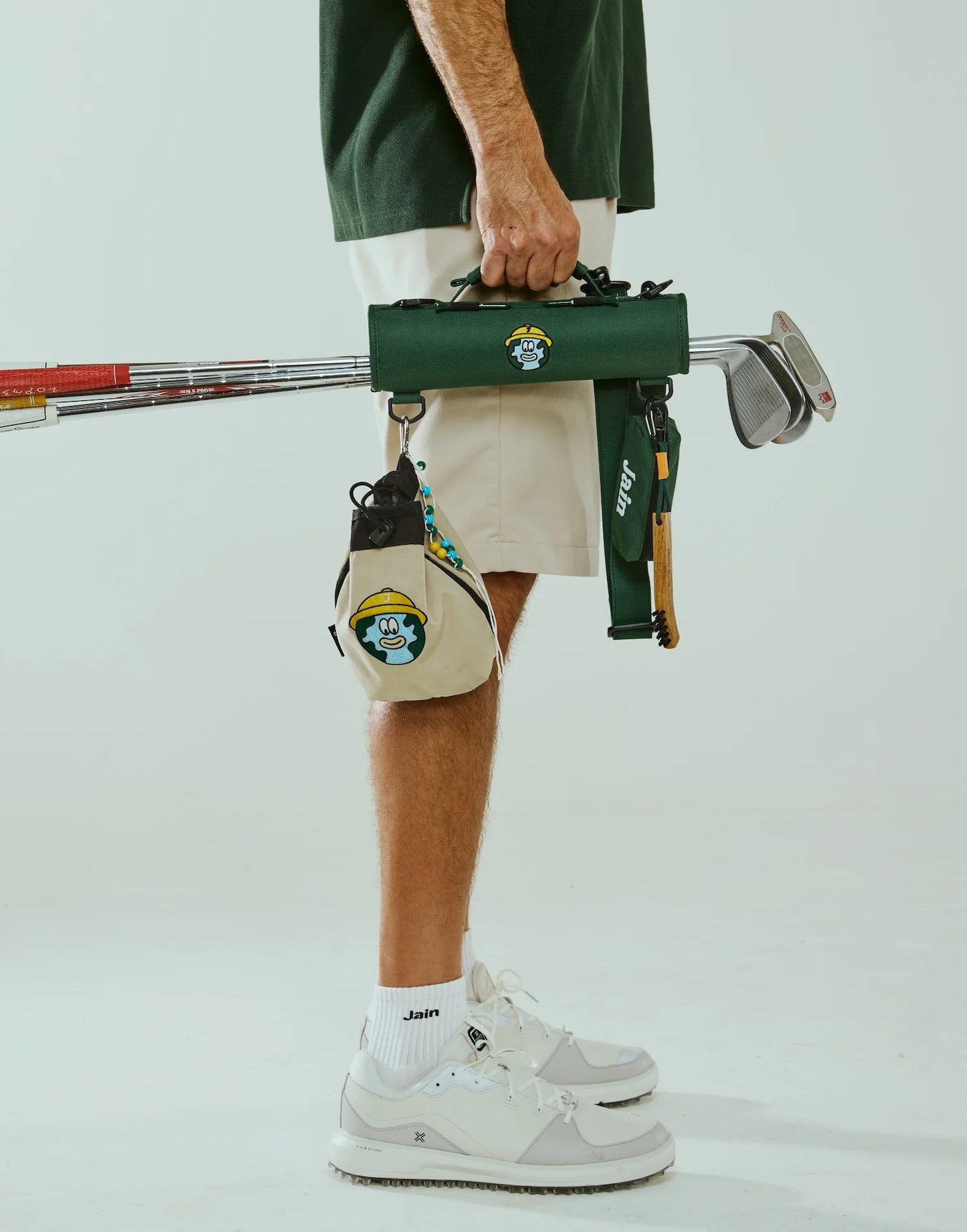Club Caddy & Mini Brush (Green)
