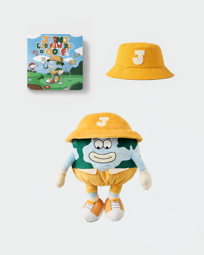 Jain KIDS Starter Kit (Plushy + Bucket Hat + Coloring Book)