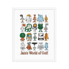 Jain Art: World of Golf (Framed)