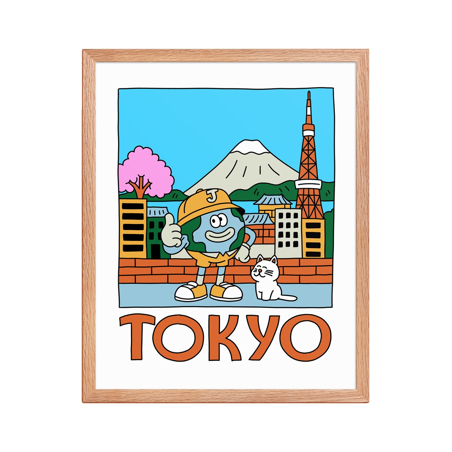 Jain Art: Tokyo (Framed)
