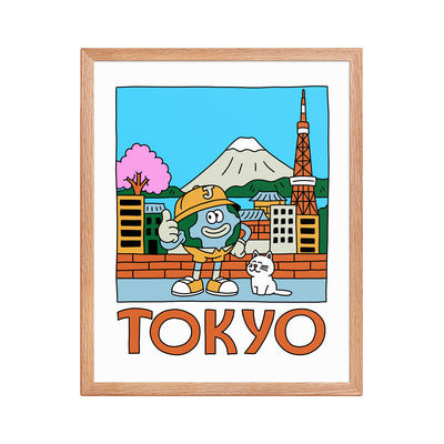 Jain Art: Tokyo (Framed)