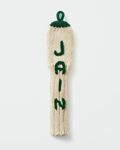 Jain Knit Headcover (Forrest Green Fairway Wood)